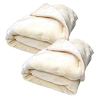 西川の敷毛布 ベージュ フリース　2枚 西川の敷毛布 ベージュ フリース 2枚 西川の敷毛布 ベージュ